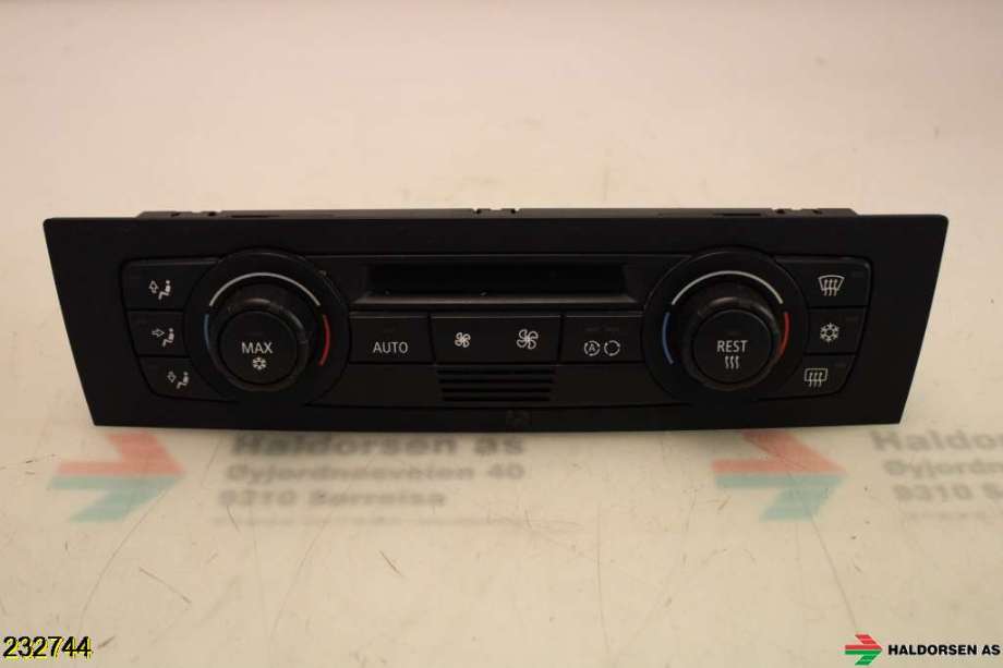Varmeapparat betjening til BMW 1-Serie 2004-2011 (E81/E82/E87/E88) (E81/E82/E87/E88) (BMW|64 11 9 199 259||64119110610-01)