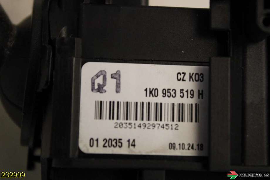 Bryter visker til VW Caddy 2004-2010 (Type III, Fase 1)  (VOLKSWAGEN|1K0 953 519 H|)