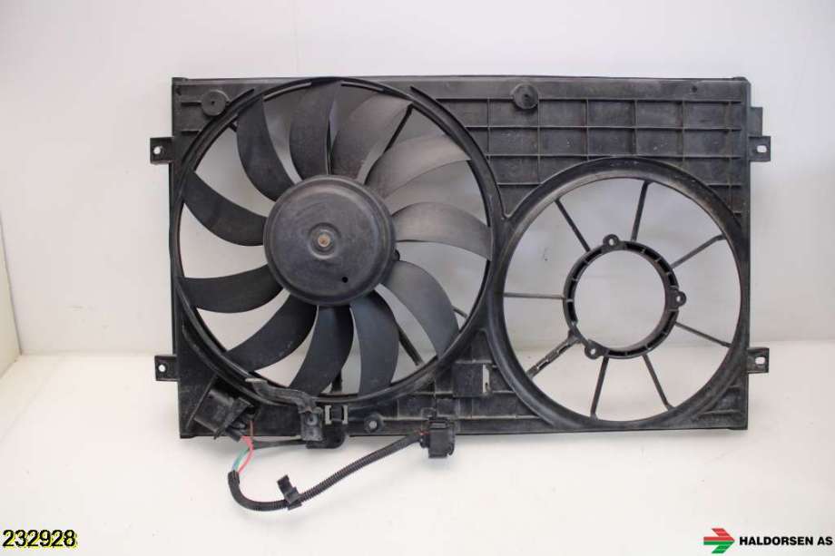 Kjølevifte til VW Caddy, 2004-2010 (Type III, Fase 1)  (VOLKSWAGEN|1K0 959 455 CP)