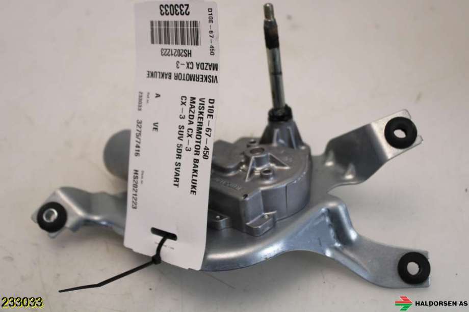 Viskermotor bakrute til Mazda CX-3 2015-2022  (MAZDA|D10E-67-450|)