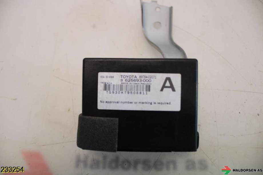 Styreenhet diverse til Toyota Auris 2015-2019 (Type II, Fase 2)  (TOYOTA||89784-02071)