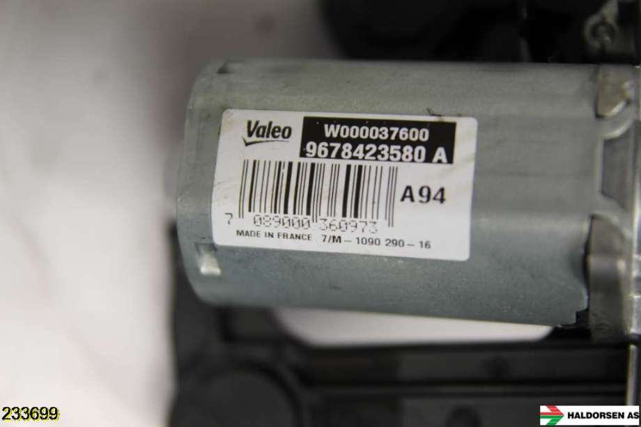 Viskermotor bakrute til Peugeot 2008 2013-2019 (Type I)  (PEUGEOT|96 784 235 80|)