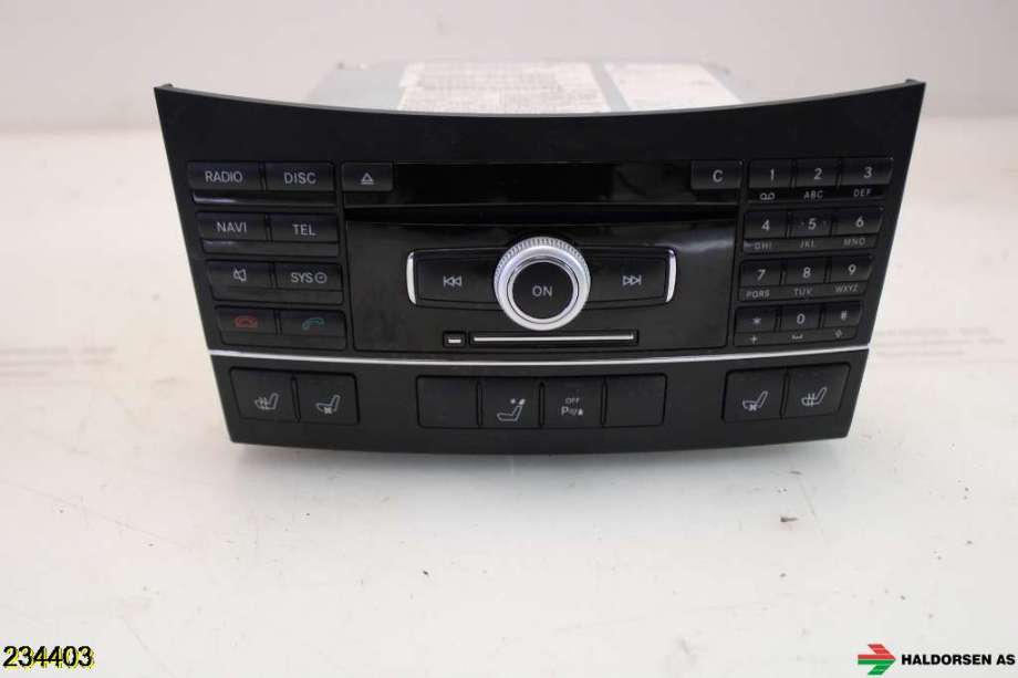 Bilstereo navigasjon til Mercedes E-Klasse 2009-2013 (Fase 1) (W212) (W212) (MERCEDES|A 212 900 41 08||A 212 900 83 04)