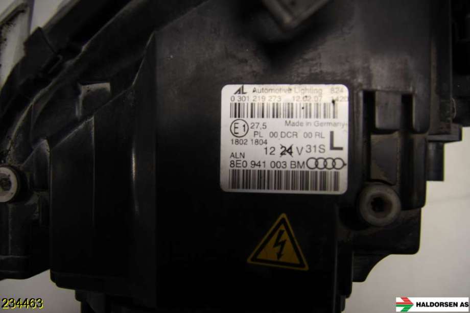 Frontlykt venstre xenon til Audi A4 2004-2008 (Type III) (B7) (B7) (AUDI|8E0 941 029 BM|)