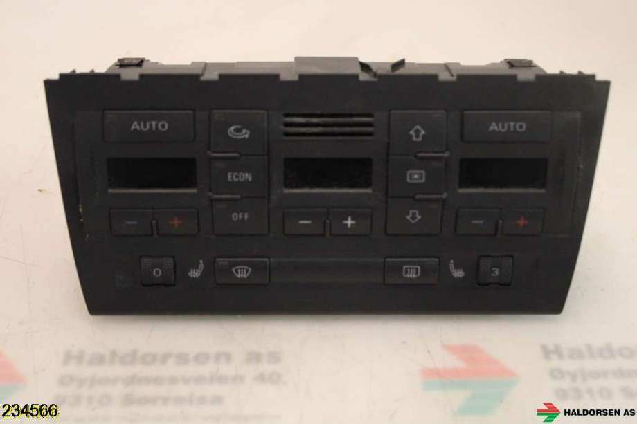 Varmeapparat betjening til Audi A4 2004-2008 (Type III) (B7) (B7) (AUDI|8E0 820 043 BM|)