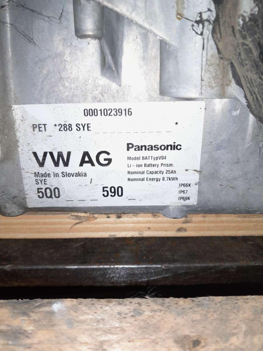 Batteripakke elbil til Audi A3 2016-2020 (Type III, Fase 2) (AUDI|5Q0 915 590 R|PYROSIKRING BYTTE ER|)