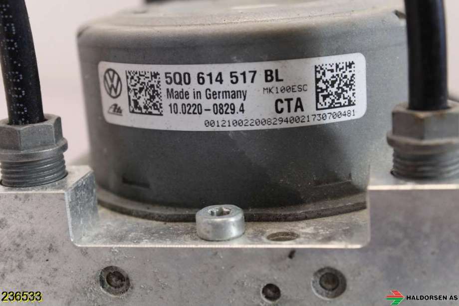 ABS sentral til Audi A3 2016-2020 (Type III, Fase 2)  (AUDI|5Q0 614 517 BL|)