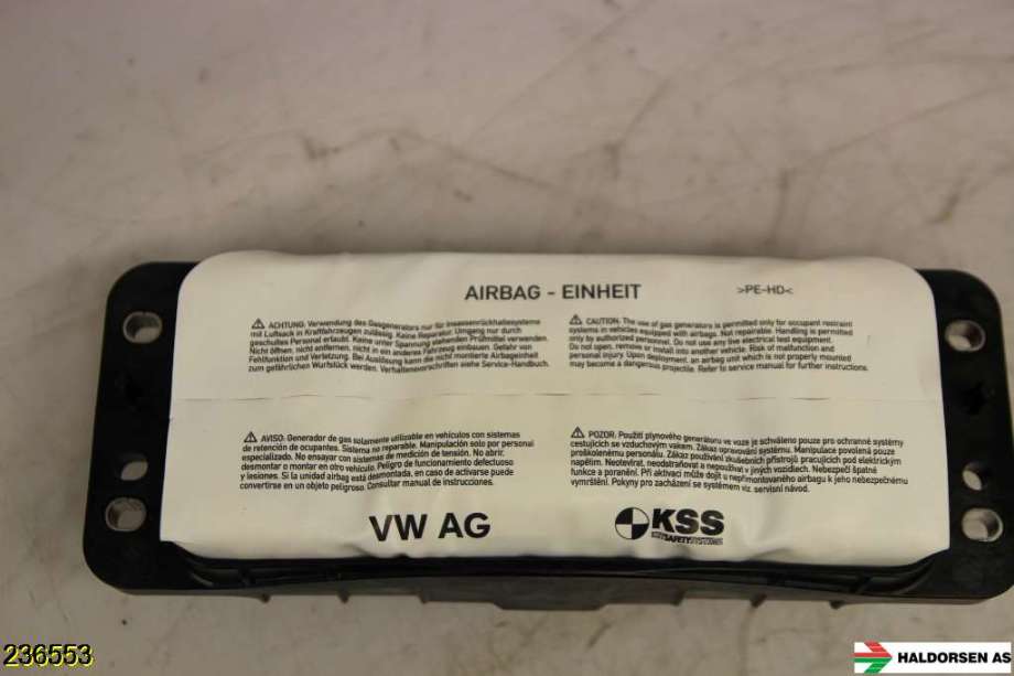 Airbag passasjer til Audi A3 2016-2020 (Type III, Fase 2) (AUDI|8V0 880 204 G|)