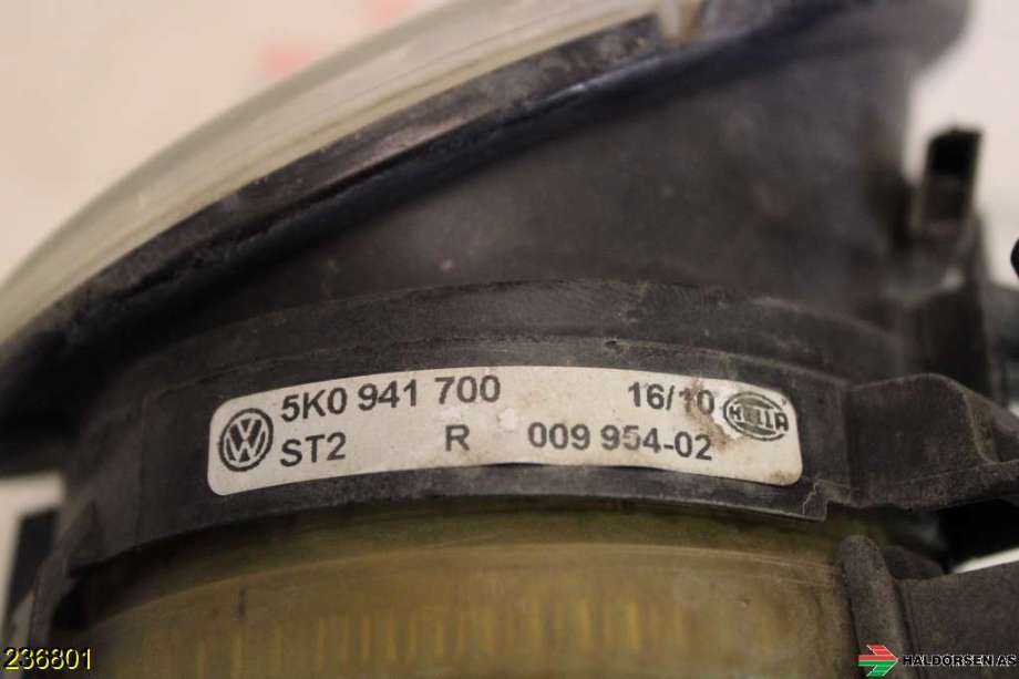Tåkelykt høyre foran til VW Golf VI 2008-2012  (VOLKSWAGEN|5K0 941 699 F|5K0 941 699|)