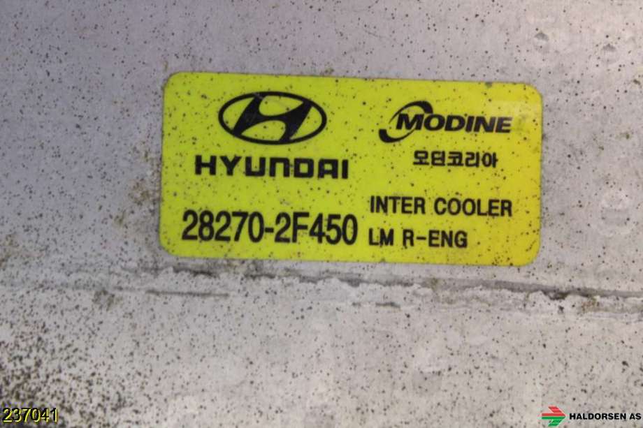 Intercooler til Hyundai Ix35 2010-2015  (HYUNDAI|28271 2F450|)