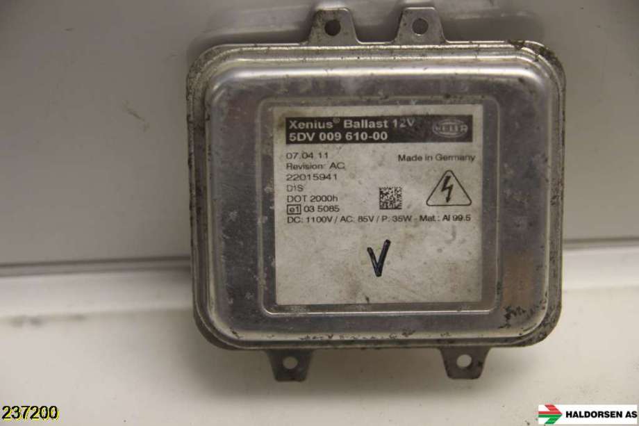 Styreenhet xenon/ballast til Nissan Qashqai, 2010-2014 (Type I, Fase 2)  (NISSAN|)
