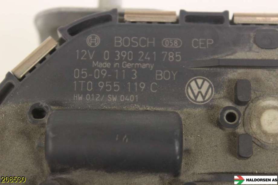 Viskermotor frontrute til VW Touran 2003-2006 (Type I, Fase 1)  (VOLKSWAGEN|1T0 955 119 C|3 397 020 665|)