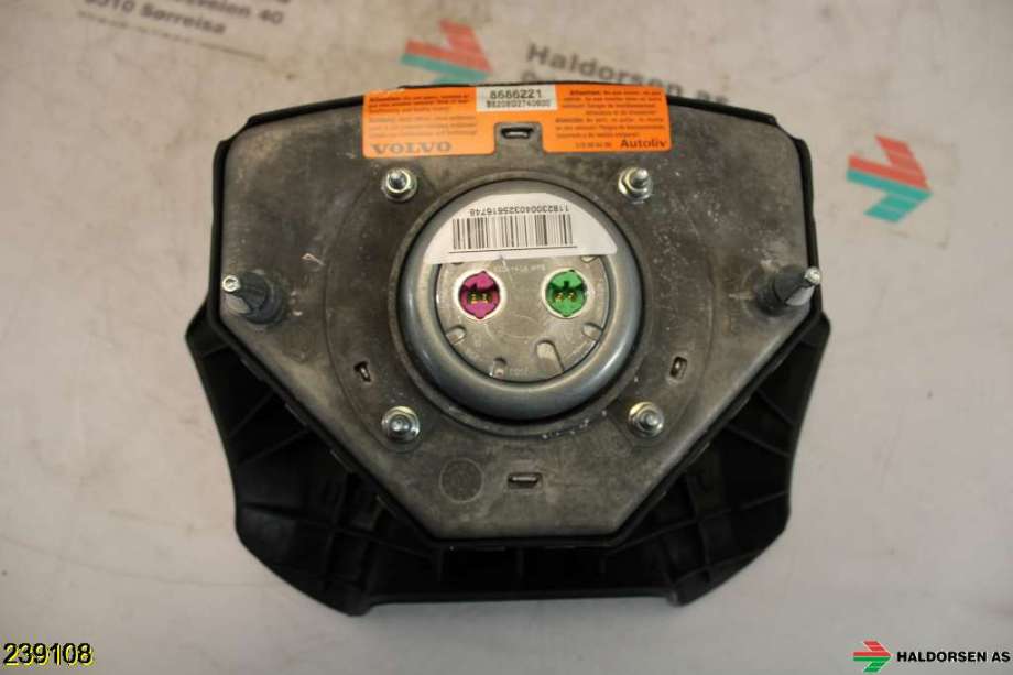 Airbag rattpute til Volvo XC90 2002-2006 (Type I, Fase 1)  (VOLVO|31332812|)