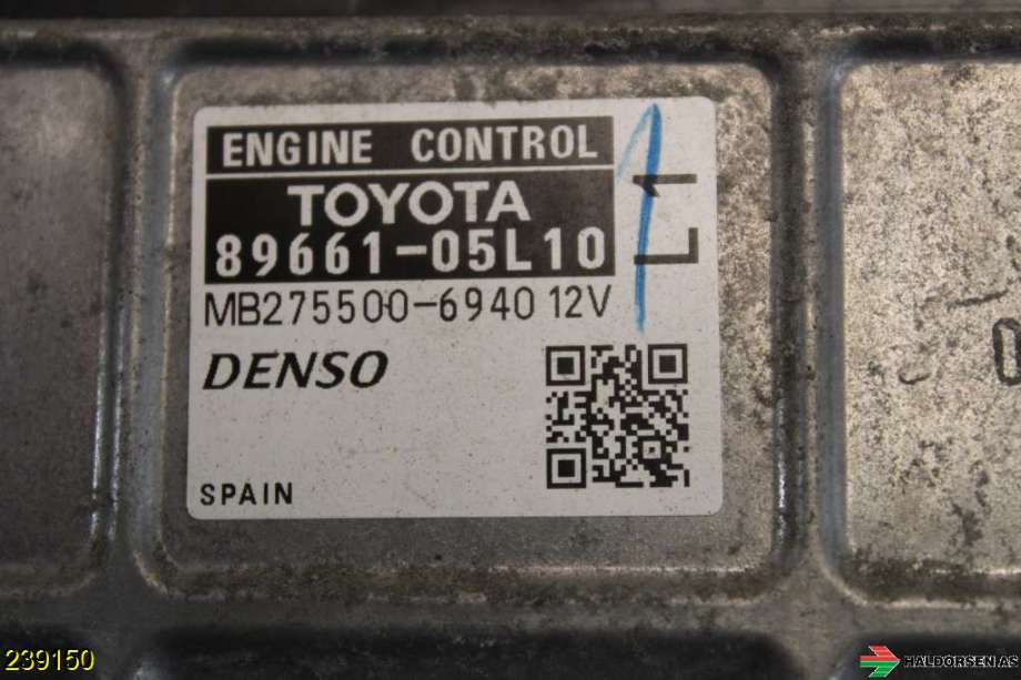 Styreenhet motor til Toyota Avensis 2009-2015 (Type III, Fase 1)  (TOYOTA|8966105L10|)