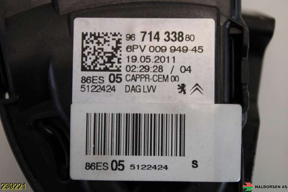 Pedal gass til Citroën DS3 2010-2019  (CITROEN|1601 CX|)