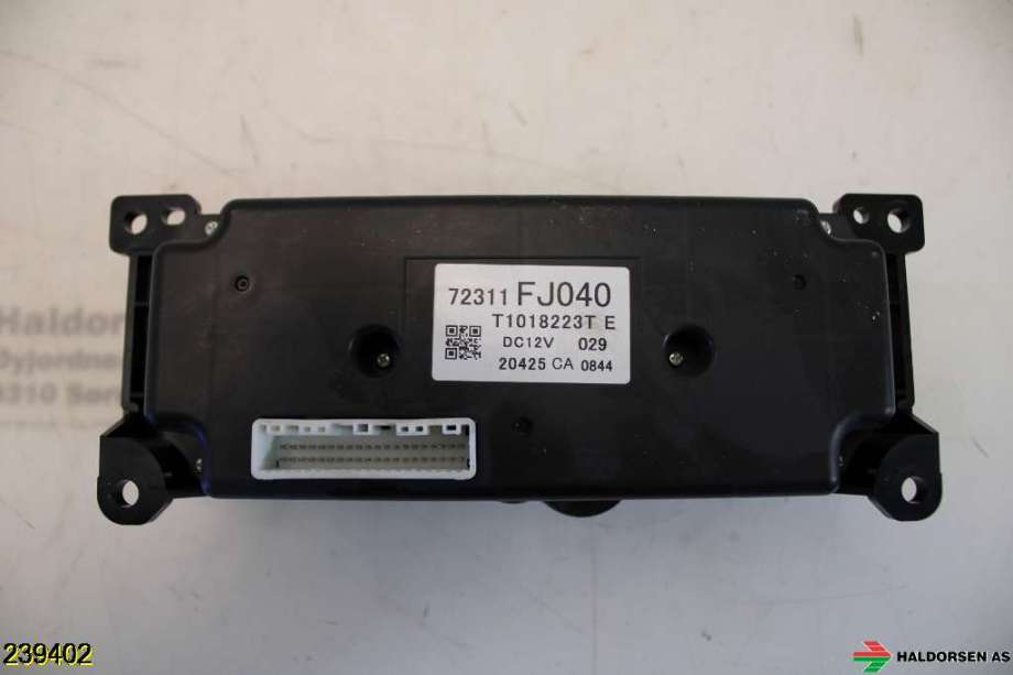 Varmeapparat betjening til Subaru XV 2012-2017 (Type I)  (SUBARU|72311 FJ040|)