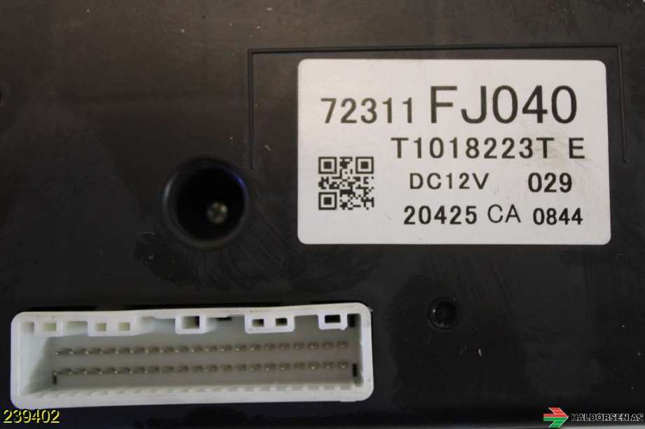 Varmeapparat betjening til Subaru XV 2012-2017 (Type I)  (SUBARU|72311 FJ040|)