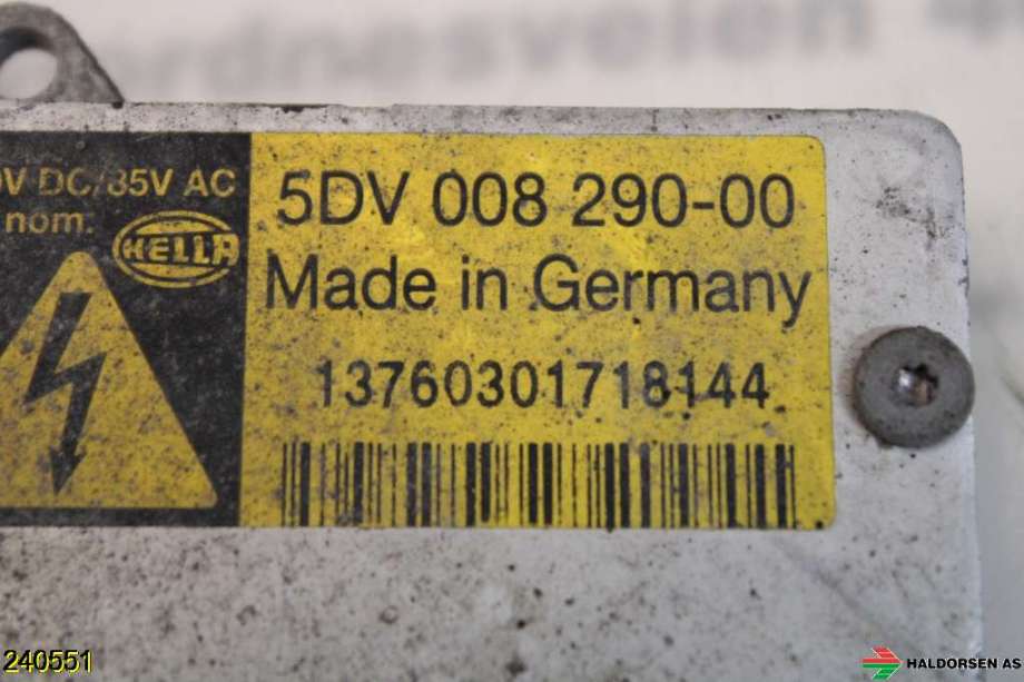 Styreenhet xenon/ballast til Audi A6 2005-2008 (Type III, Fase 1) (C6) (C6) (AUDI|4E0 907 476|)