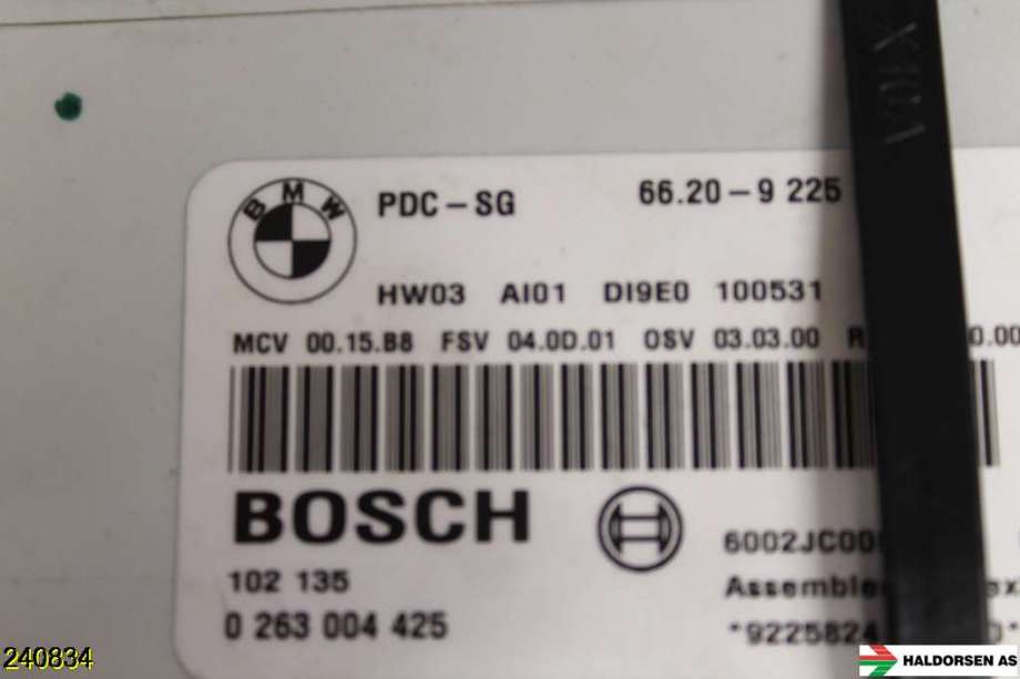 Styreenhet parkering til BMW 3-Serie 2005-2011 (E90/E91/E92/E93) (E90/E91/E92/E93) (66 20 9 252 638|)