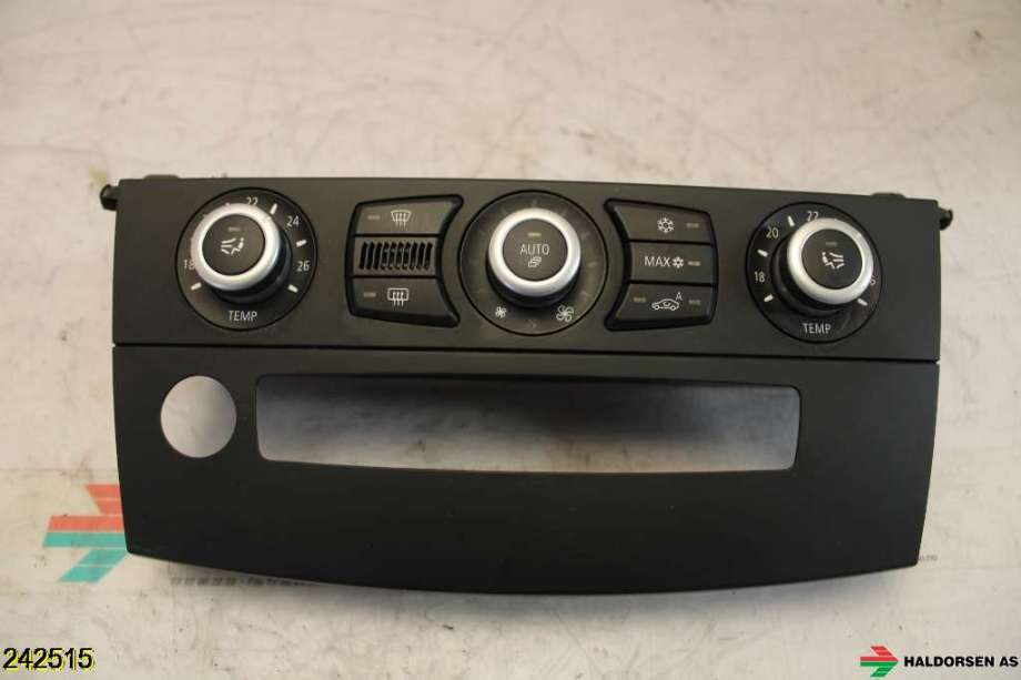 Varmeapparat betjening til BMW 5-Serie 2003-2010 (E60/E61) (E60/E61) (BMW|64 11 9 248 706|)