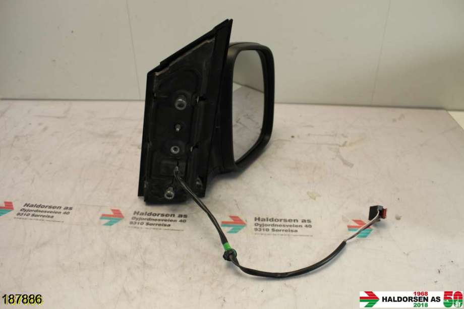 Speil høyre til VW Caddy 2010-2015 (Type III, Fase 2) (VOLKSWAGEN|2K5 857 502 BN 9B9|)