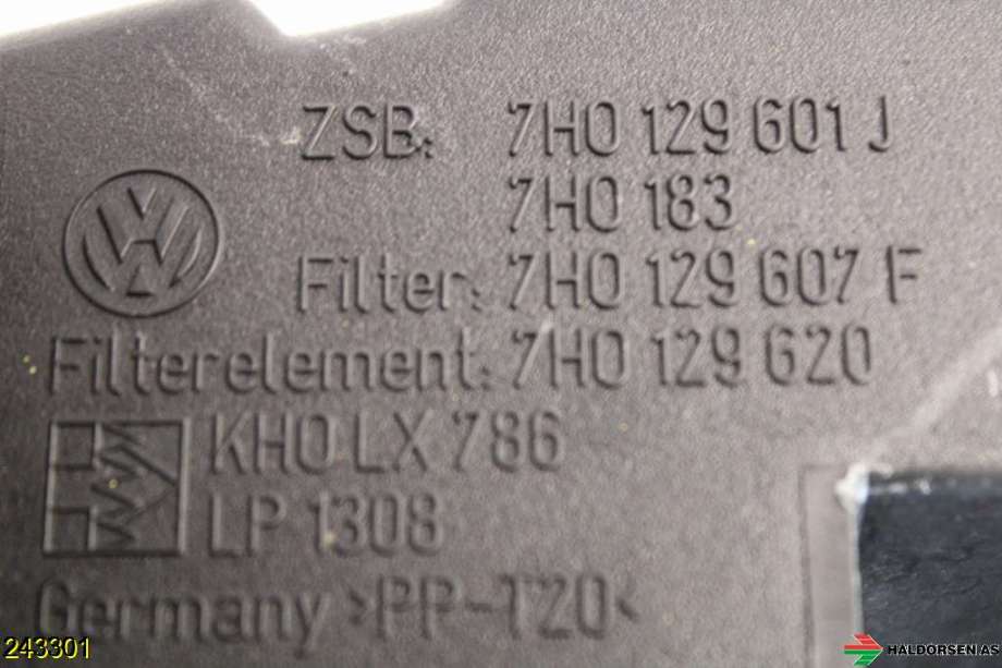 Luftfilterboks til VW Transporter / Caravelle 2003-2009 (Fase 1) (T5) (T5) (VOLKSWAGEN|)