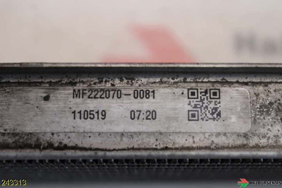 Radiator (manuell gir) til Toyota Auris 2010-2012 (Type I, Fase 2)  (TOYOTA|16716-37010|)
