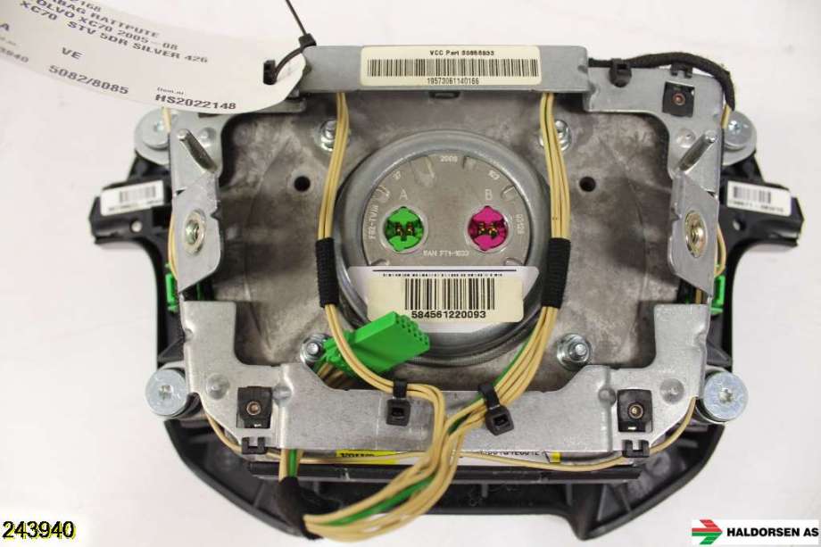 Airbag rattpute til Volvo XC70 2005-2007 (Type I, Fase 2) (VOLVO|32332168|)