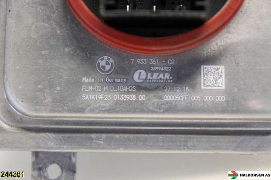 Styreenhet xenon/ballast til BMW 3-Serie 2018-->> (G20) (G20) (BMW|63 11 5 A0A FB0|)