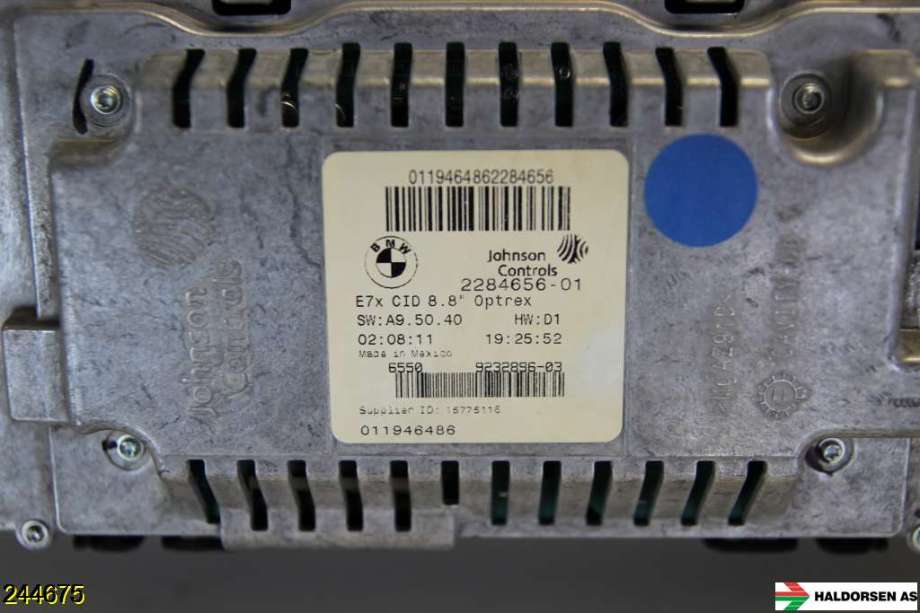 Instrument kjørecomputer til BMW X5 2007-2013 (E70) (E70) (BMW|65 50 9 289 580|)