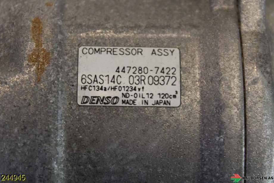 Aircondition kompressor til Mercedes GLA 2014-2020 (X156) (X156) (MERCEDES|A 000 830 35 02|A 003 830 44 60|)
