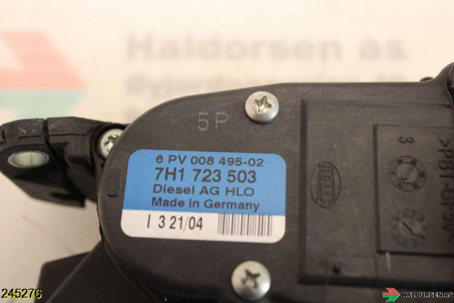 Pedal gass til VW Transporter / Caravelle 2003-2009 (Fase 1) (T5) (T5) (VOLKSWAGEN|7H1 721 503|)