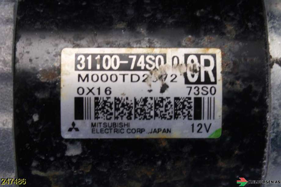 Starter til Suzuki Vitara 2015-->> (Type IV)  (SUZUKI||31100-74S0)