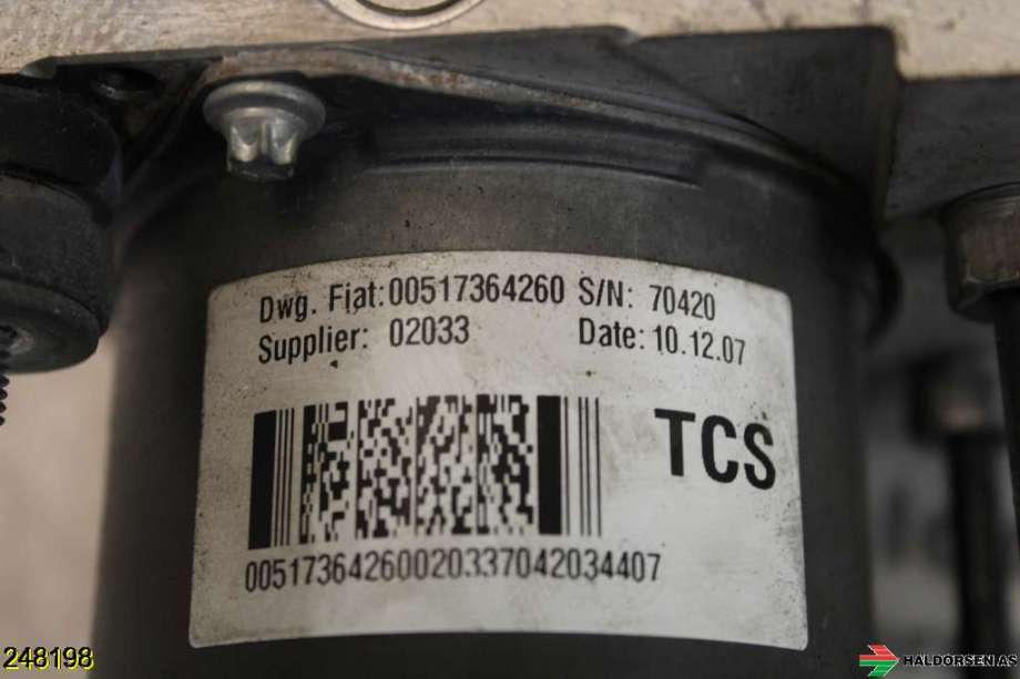 ABS sentral til Peugeot Boxer 2007-2013 (Type III, Fase 1) (PEUGEOT|)