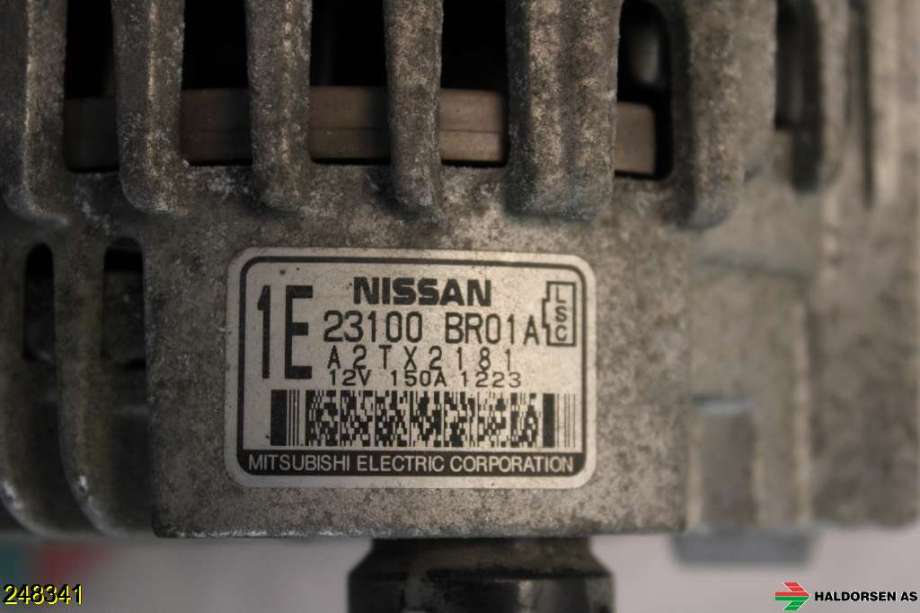 Dynamo til Nissan Qashqai 2010-2014 (Type I, Fase 2) (NISSAN|23100BR01A|)