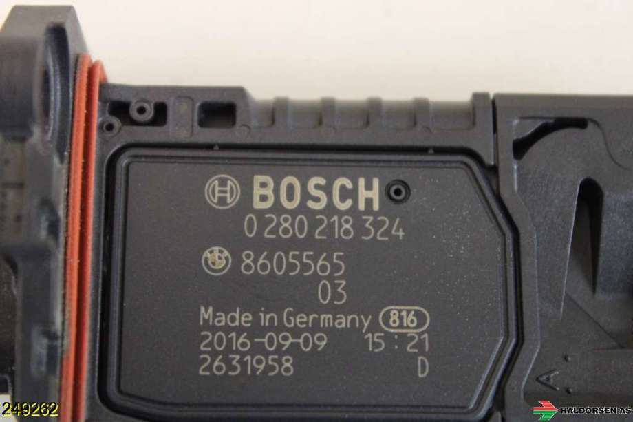 Luftmengde/luftmassemåler til BMW 3-Serie 2012-2018 (F30/F31/F34) (F30/F31/F34) (BMW|13 62 8 605 565||0 280 218 324)
