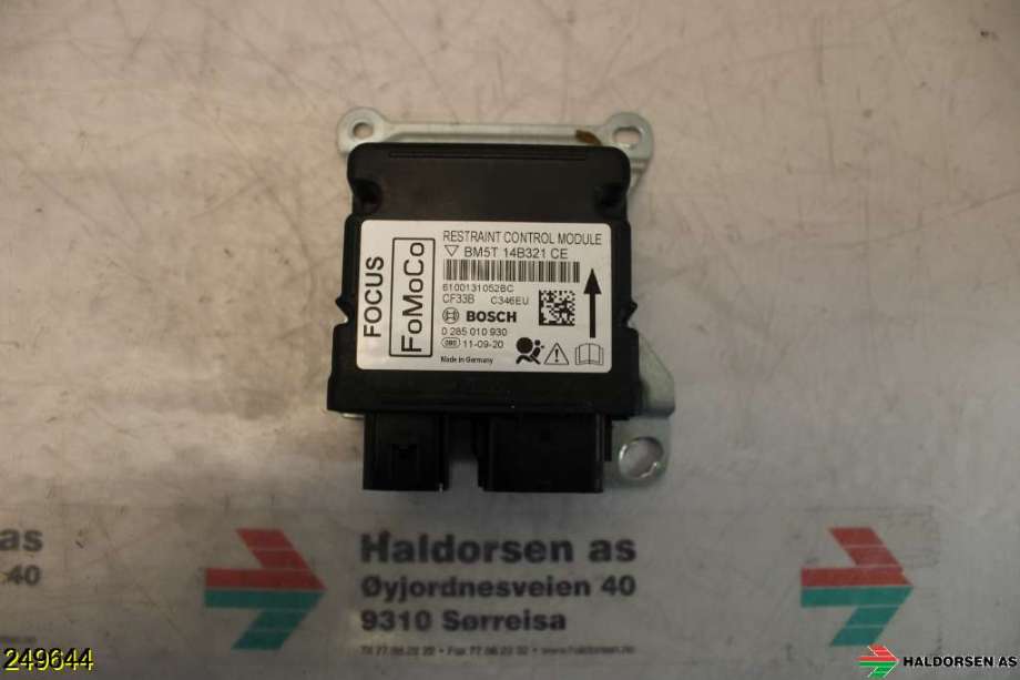Airbag elektronikk til Ford Focus, 2011-2014 (Type III, Fase 1)  (FORD|)