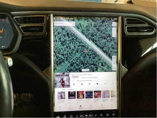 Instrument kjørecomputer til Tesla Model S 2013-2016 (Fase 1)  (TESLA|1098050-99-J|1084333-00-C|)