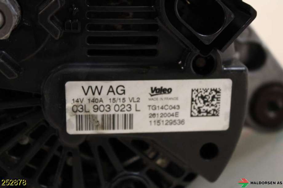 Dynamo til VW Golf Sportsvan 2014-2018  (VOLKSWAGEN||04L 903 024 S|03L 903 023 L)