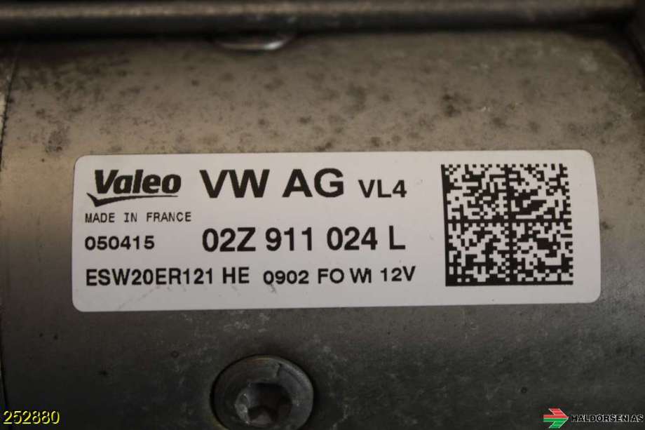 Starter diesel til VW Golf Sportsvan 2014-2018  (VOLKSWAGEN|02Z 911 024 LX||02Z 911 024 L)