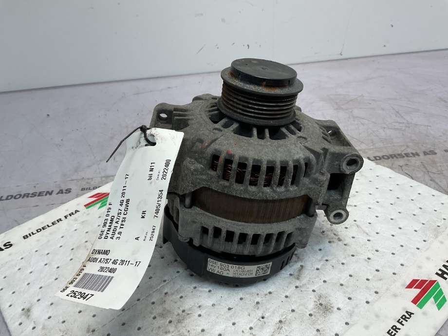 Dynamo til Audi A7 2010-2014 (Type I, Fase 1)  (AUDI|06E 903 019 F|)