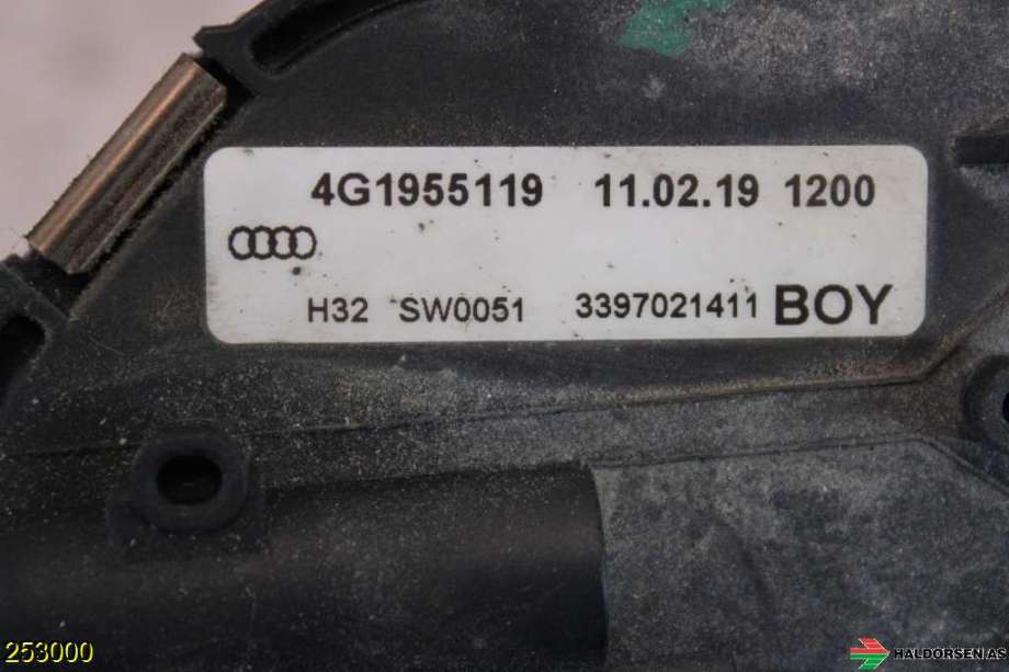 Viskermotor frontrute til Audi A7 2010-2014 (Type I, Fase 1)  (AUDI|4G1 955 023 C|)
