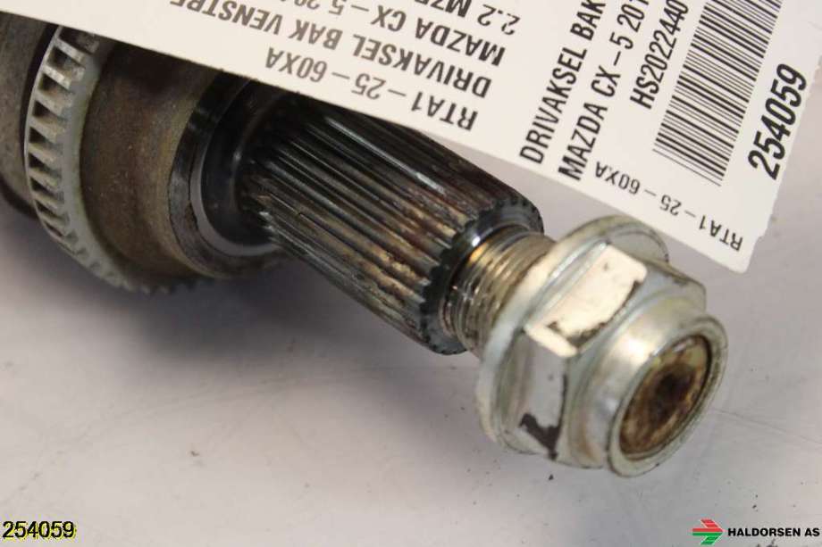 Drivaksel venstre bak til Mazda CX-5 2012-2017 (Type I)  (MAZDA|RTA1-25-60XA|)