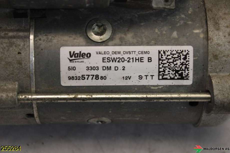 Starter diesel til Peugeot Partner 2019-->> (Type III)  (PEUGEOT|98 252 330 80|)