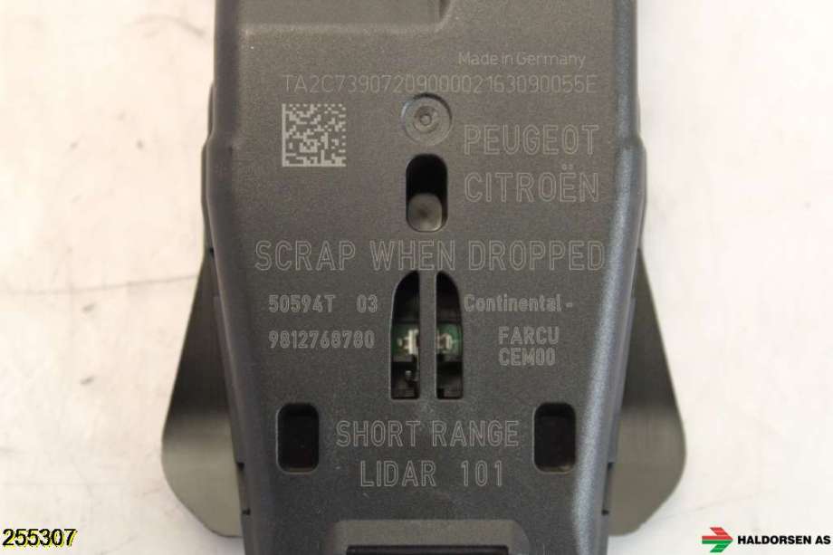 Sensor radar til Peugeot 208 2012-2019 (Type I)  (PEUGEOT|16 136 654 80|)