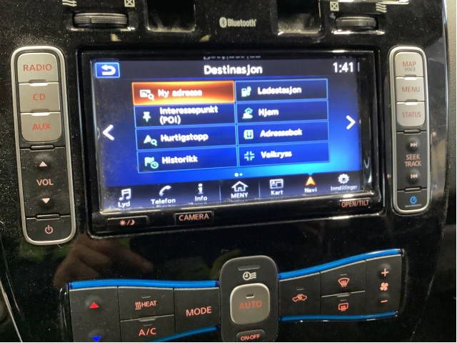 Bilstereo navigasjon til Nissan Leaf 2011-2017 (Type I)  (NISSAN|259154NR6A|)
