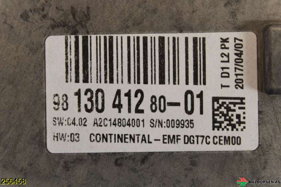 Instrument kjørecomputer til Peugeot 508 2014-2018 (Type I, Fase 2)  (PEUGEOT|98 250 316 80|98 130 412 80|)