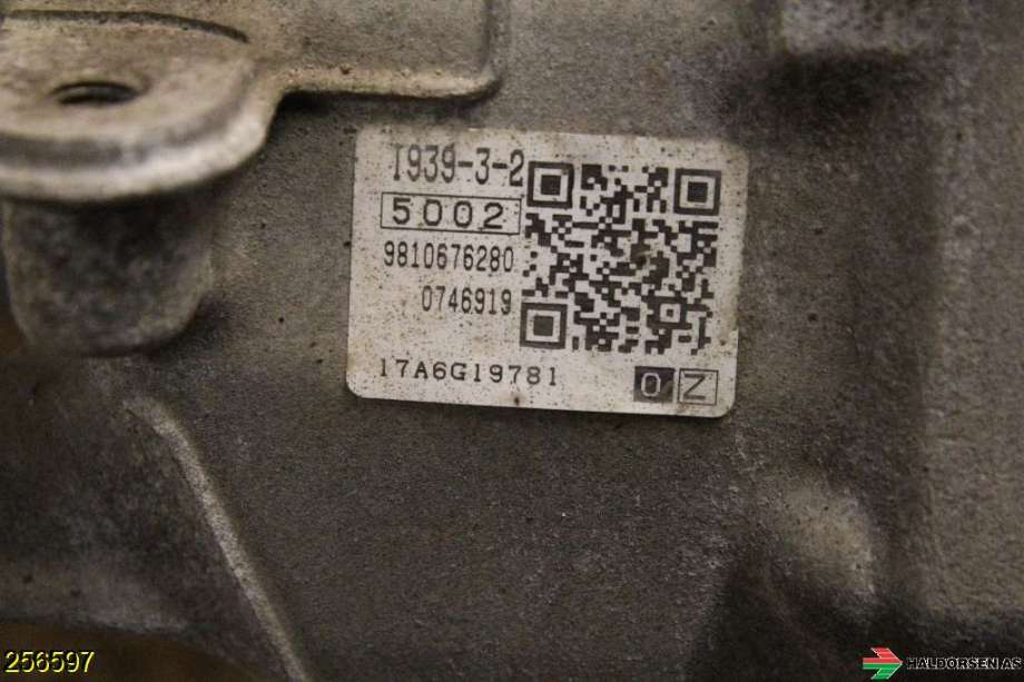 Girkasse automat til Peugeot 508 2014-2018 (Type I, Fase 2)  (PEUGEOT|98 106 762 80|AT6 3|)