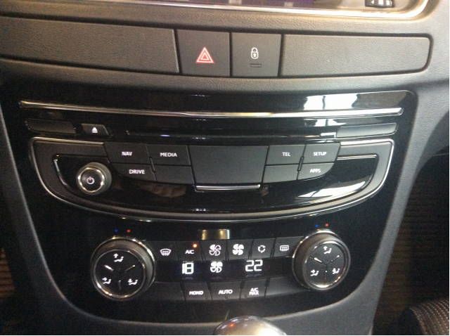 Varmeapparat betjening til Peugeot 508, 2014-2018 (Type I, Fase 2) (PEUGEOT|98 207 355 XZ)