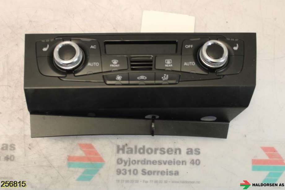 Varmeapparat betjening til Audi A5 2007-2016 (Type I)  (AUDI|8K1 820 043 AJ|)